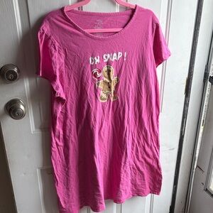 Pink Gingerbread Graphic Sleepwear